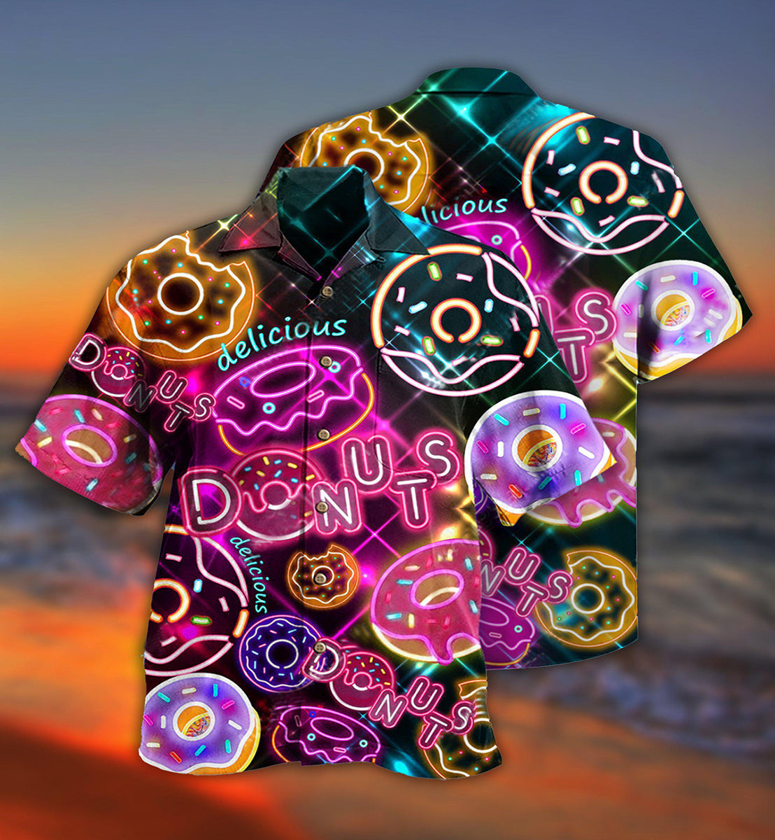 Food Donut Makes My Vibe Stunning - Hawaiian Shirt - Reefox