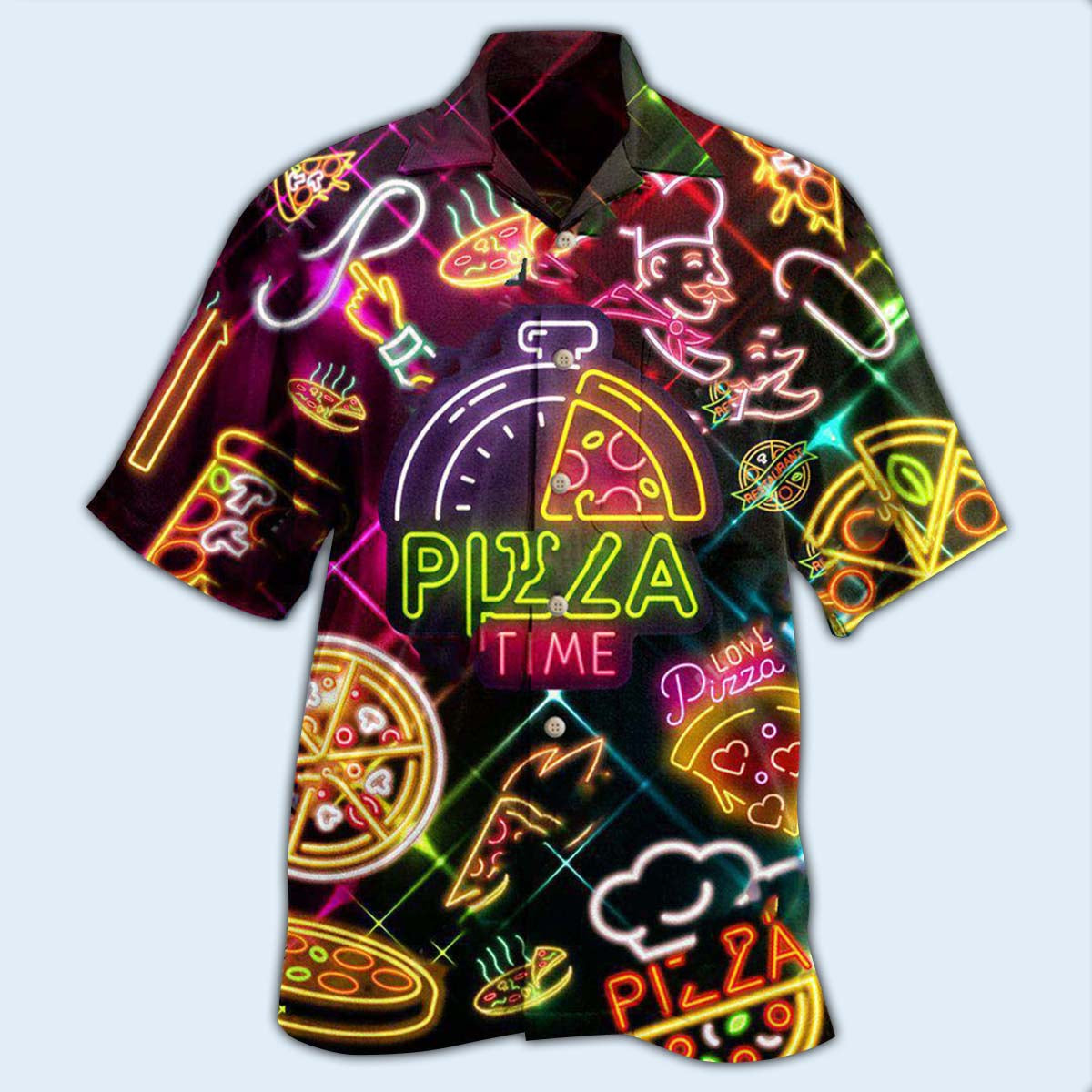 Food It's Pizza Time Stunning - Hawaiian Shirt - Reefox