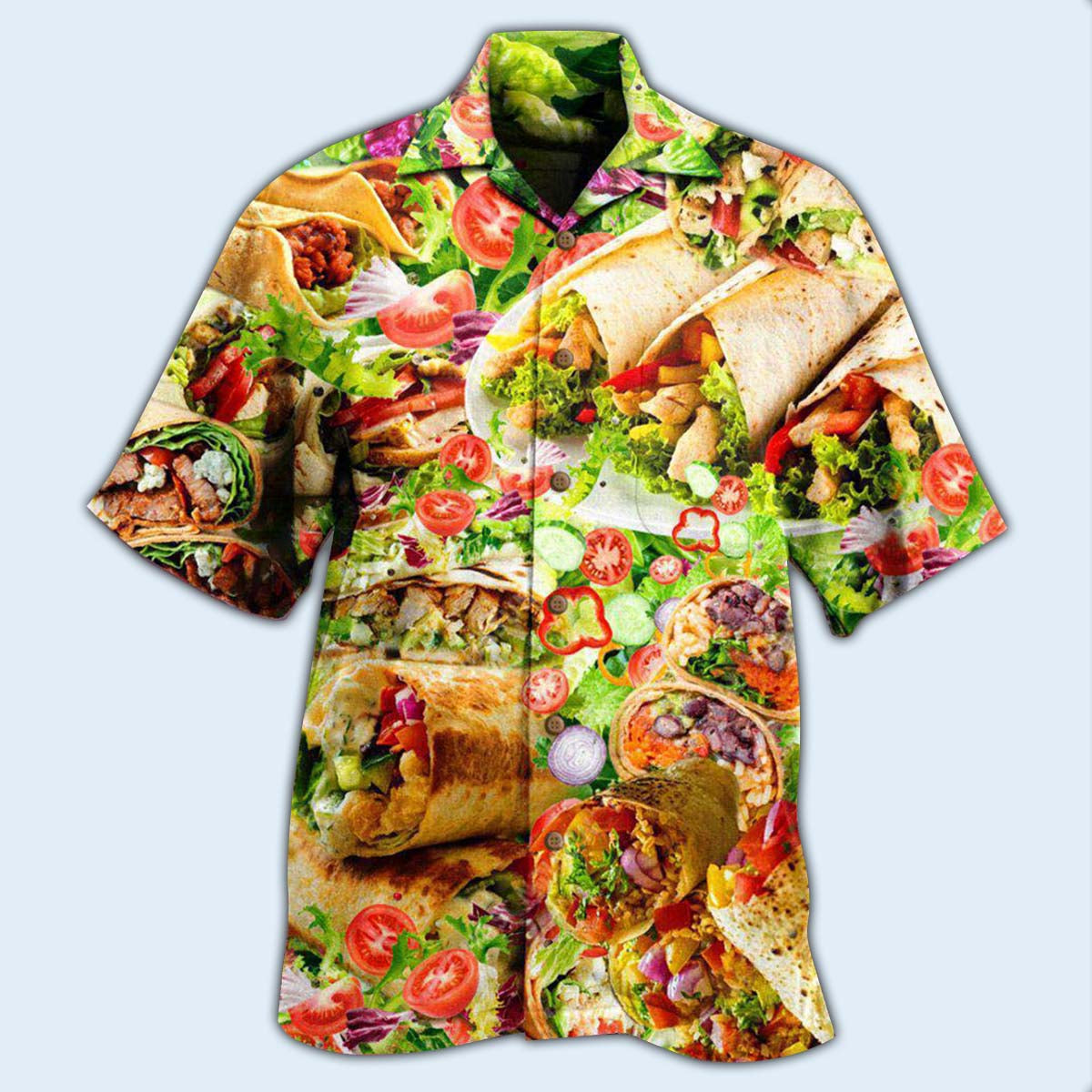 Food Life Is Better With Burrito Delicious Meal - Hawaiian Shirt - Reefox