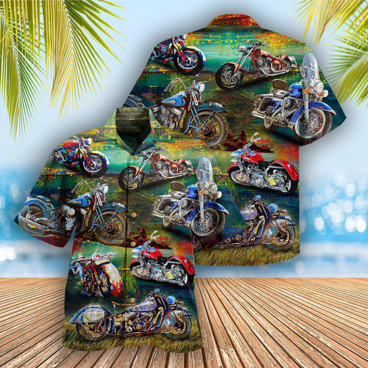 Motorcycle Freedom Is A Full Tank Happy With Road - Hawaiian Shirt - Reefox
