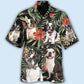 French Bulldog Tropical Floral Style - Hawaiian Shirt - Reefox