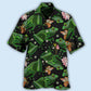 Frog Green Frog Black Style - Hawaiian Shirt - Reefox