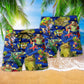 Frog Lover Merry Christmas Dark Blue - Beach Short Reefox - Owls Matrix LTD