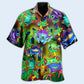 Frog And Mushrooms Love Life Funny - Hawaiian Shirt - Reefox