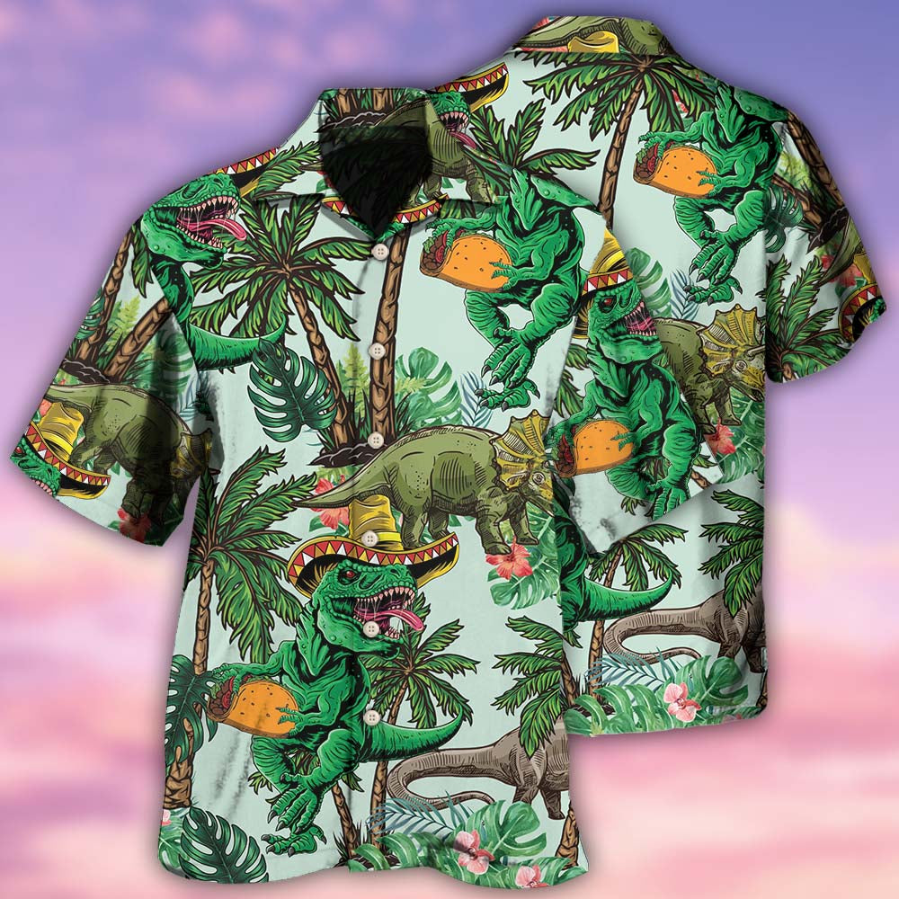 Dinosaur World Summer Funny - Hawaiian Shirt - Reefox