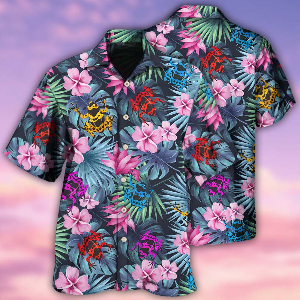 Frog Tropical Summer Vibes - Hawaiian Shirt - Reefox