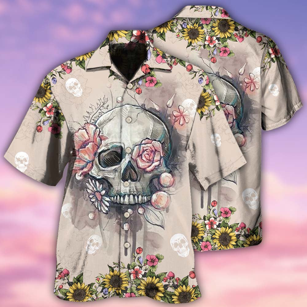 Skull Life Cute Style - Hawaiian Shirt - Reefox