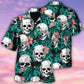 Skull Love Beautiful Life - Hawaiian Shirt - Reefox