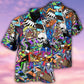 Skull Love Colorful Life - Hawaiian Shirt - Reefox