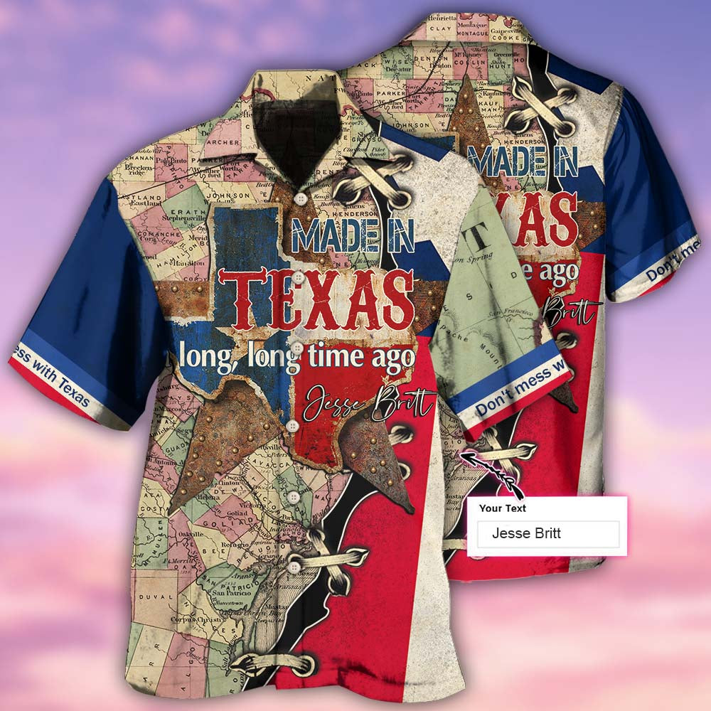 Texas Peace Life Cool Style Personalized - Hawaiian Shirt - Reefox