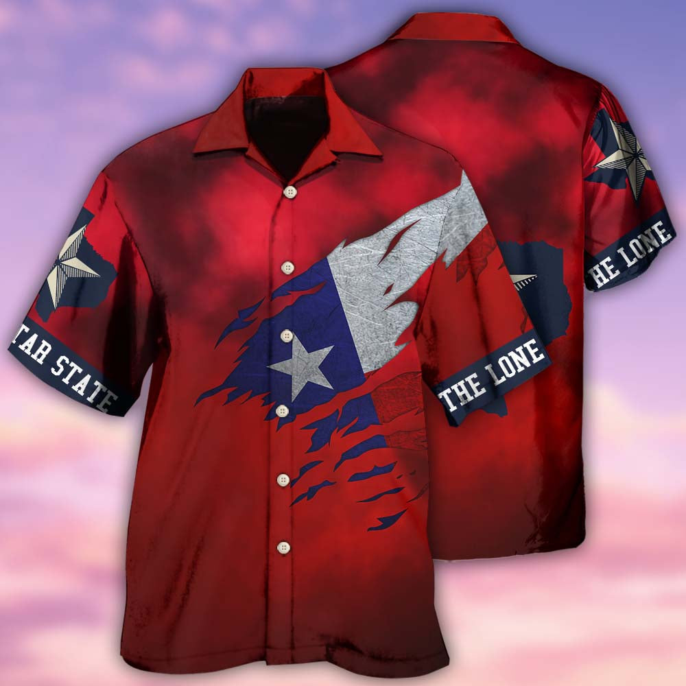 Texas Peace Life Red Style - Hawaiian Shirt - Reefox