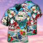 Pontoon Santa Claus's Pontoon Is Coming To Town - Hawaiian Shirt - Reefox