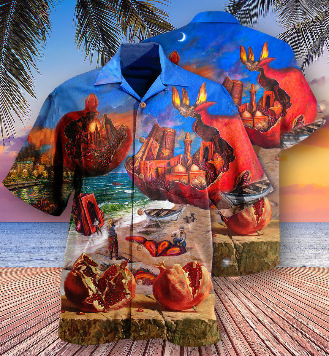 Fruit Nourish Bowl For The Soul Pomegranate Sea - Hawaiian Shirt - Reefox