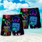 LGBT Gay Neon Art Gay Pride - Beach Short Reefox - Owls Matrix LTD