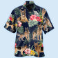 German Shepherd Tropical Floral Lover - Hawaiian Shirt - Reefox