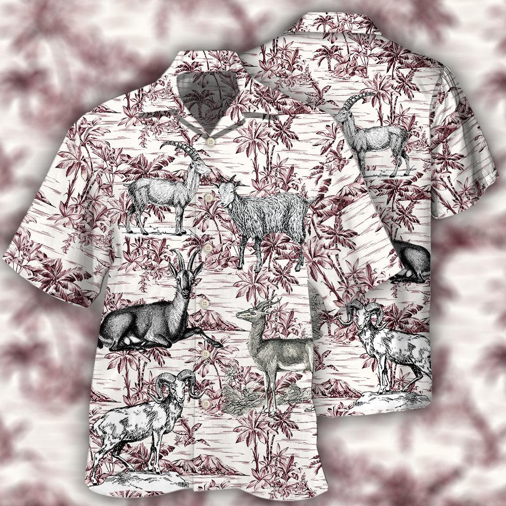 Goat Tropical Style - Hawaiian shirt - Reefox