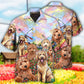 Goldendoodle Dog With Flowers - Hawaiian Shirt - Reefox