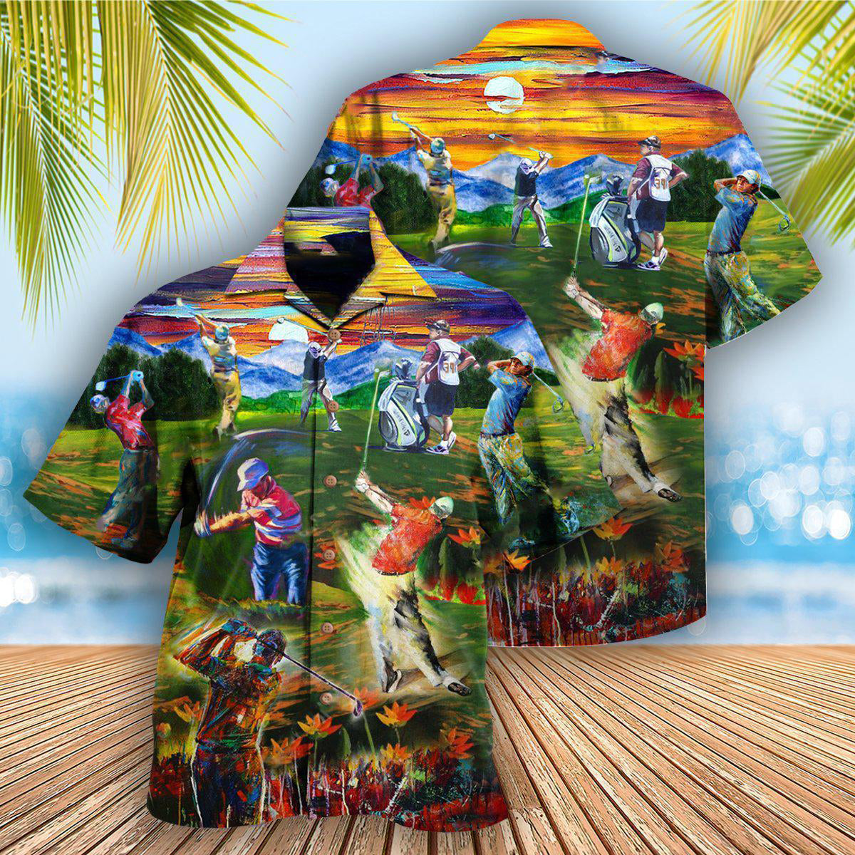 Golf Life Is Short Swing Hard Golf - Hawaiian Shirt - Reefox