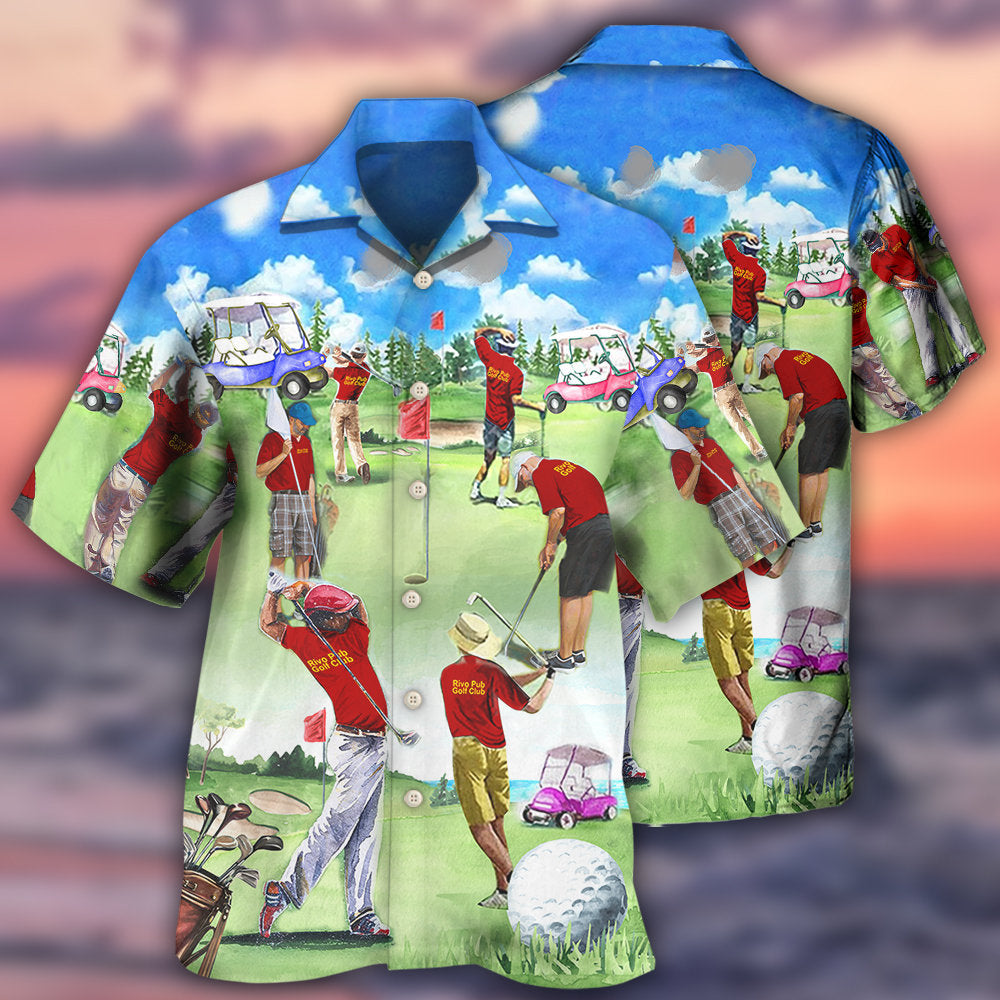 Golf People Are Playing Golf - Hawaiian Shirt - Reefox