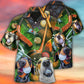 Golf Vintage Style Funny Dog - Hawaiian Shirt - Reefox