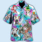 Greyhound Tropical Leaf Style - Hawaiian Shirt - Reefox