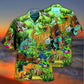 Guitar Dinosaur Play Guitar Like A Star - Hawaiian Shirt - Reefox
