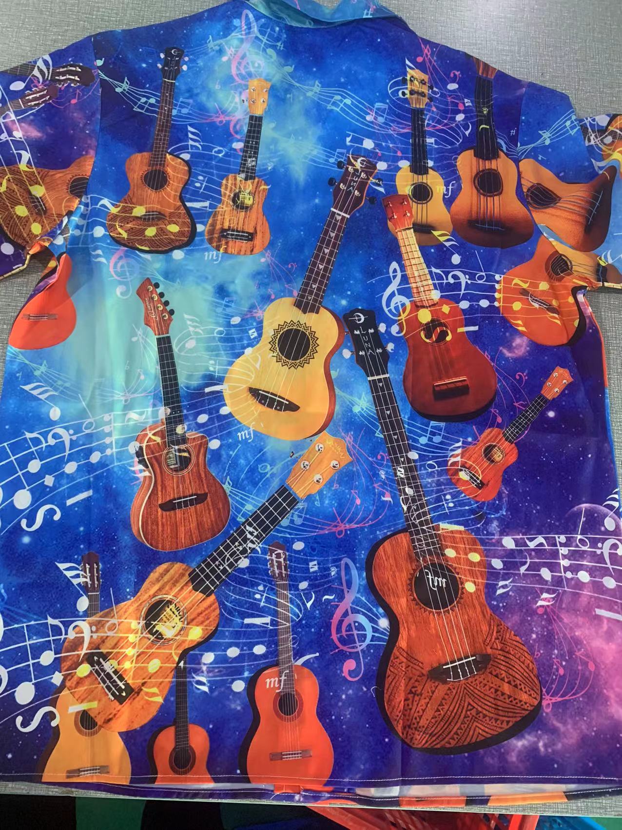 Guitar Ukulele Love Forever Style - Hawaiian Shirt - Reefox