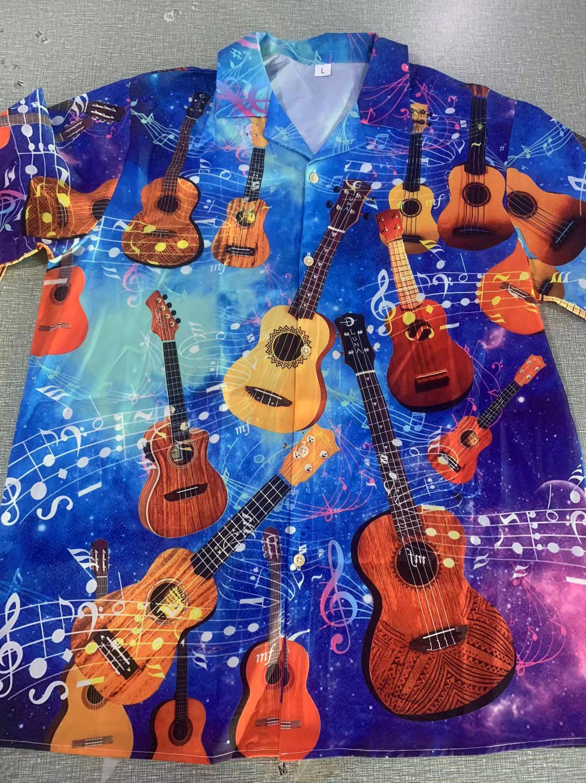 Guitar Ukulele Love Forever Style - Hawaiian Shirt - Reefox