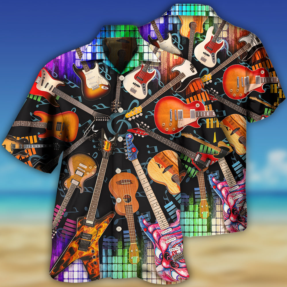 Guitar Love Music Style - Hawaiian Shirt - Reefox