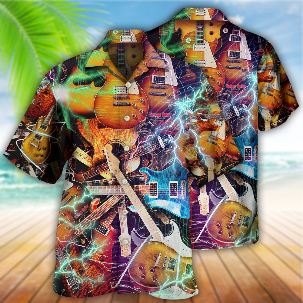 Guitar The World Would Be A Concert - Hawaiian Shirt - Reefox