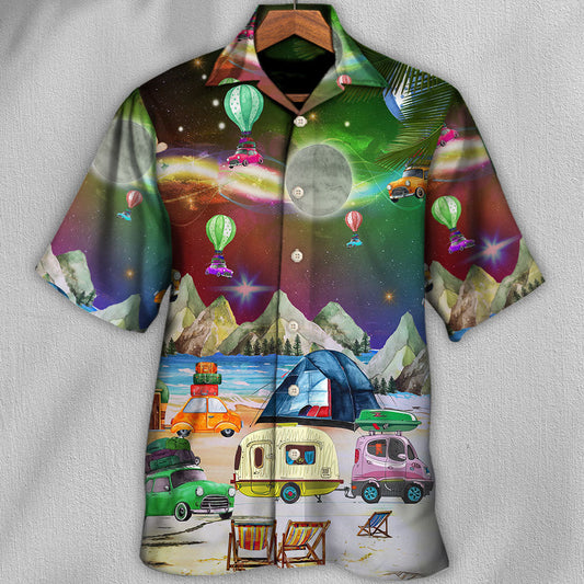 Camping Amazing Night Christmas - Hawaiian Shirt - Reefox