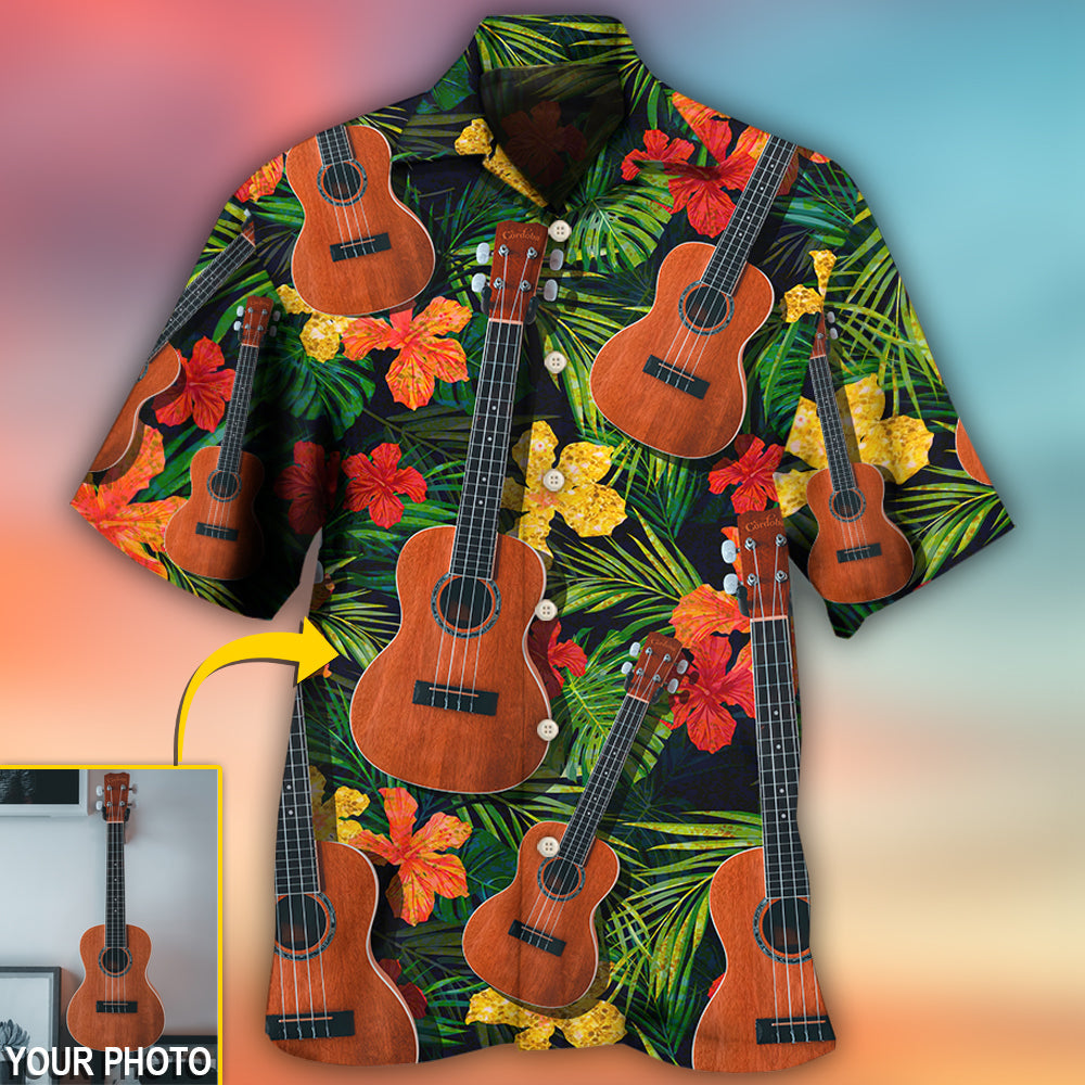 Guitar Various Style Tropical Custom Photo - Hawaiian Shirt - Reefox