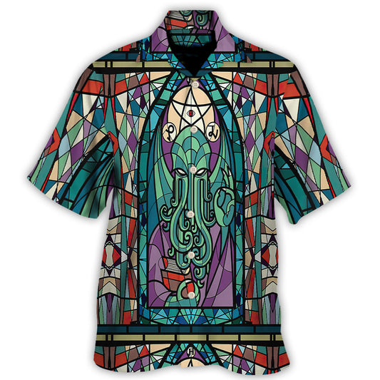 Cthulhu Church Stained Glass - Hawaiian Shirt