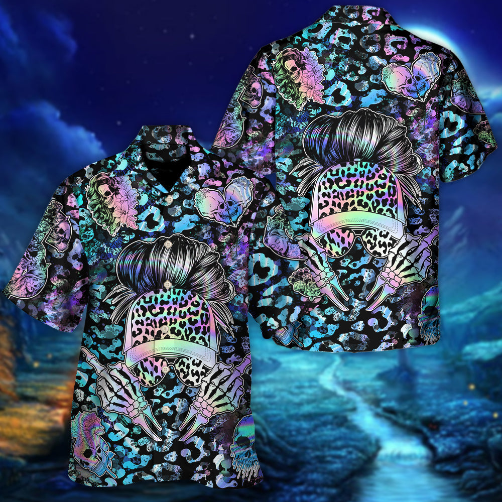 Skull Sorry I Didn't Mean To Give You The Wrong Impression Let Me Clarify I'm The Wrong B To Mess With - Hawaiian Shirt