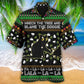 Black Cat Wreck The Tree And Blame The Doggie Merry Christmas - Hawaiian Shirt - Reefox