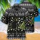 Black Cat Wreck The Tree And Blame The Doggie Merry Christmas La La - Hawaiian Shirt - Reefox