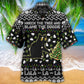 Black Cat Wreck The Tree And Blame The Doggie Merry Christmas La La - Hawaiian Shirt - Reefox
