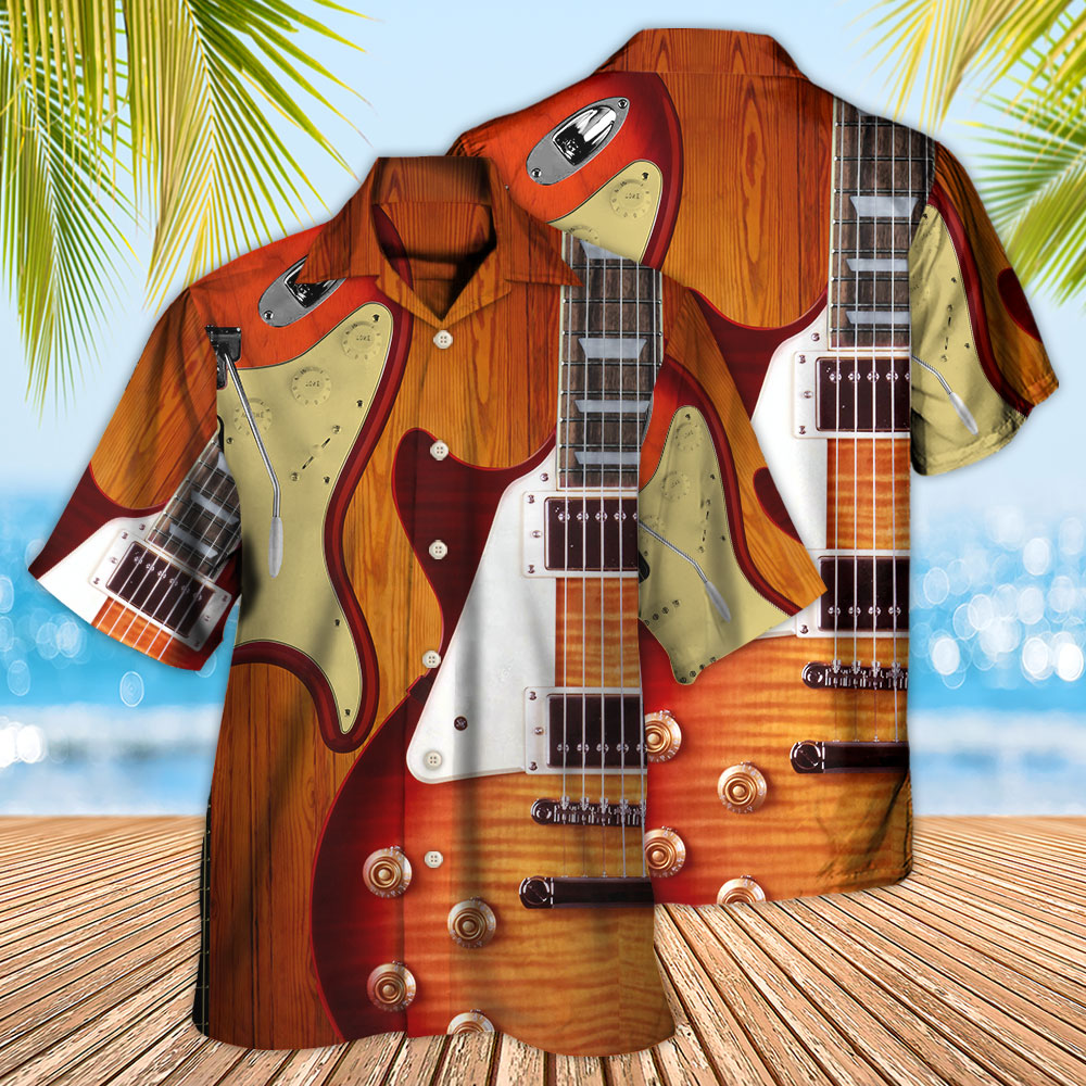 Guitar Is My Soul Vintage - Hawaiian Shirt - Reefox