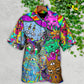 Hippie Cat Break My Mind - Hawaiian Shirt - Reefox