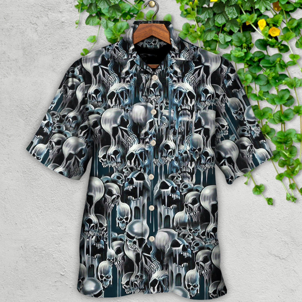 Skull It's Hot in Here - Hawaiian Shirt - Reefox