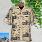Motorcycle Desert Catus Mountain Flower Custom Photo - Hawaiian Shirt - Reefox