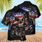 America Skull Love America Forever - Hawaiian Shirt - Reefox