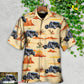 Hot Rod Vintage Landscape Cowboy Custom Photo - Hawaiian Shirt - Reefox