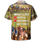 Horseback Riding What I Like People Mornings My Horse - Hawaiian Shirt