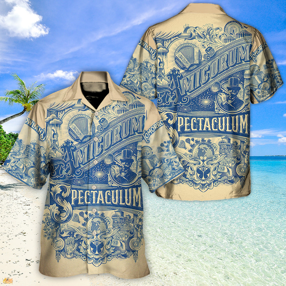 Music Event Tomorrowland Festival Vintage Style - Hawaiian Shirt