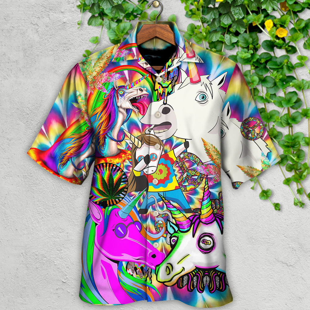 Hippie Unicorn Dream For Wonderland - Hawaiian Shirt - Reefox