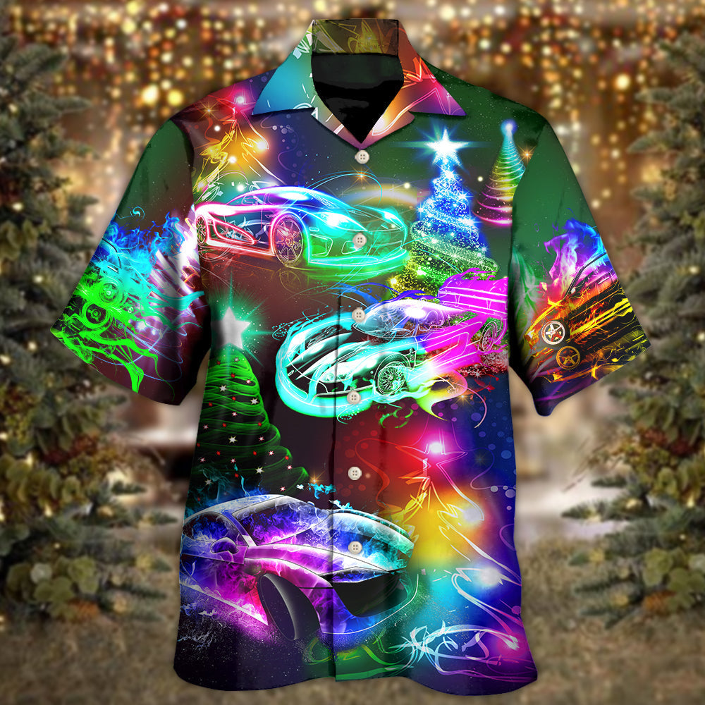 Car Racing Christmas Merry Everything Happy Always - Hawaiian Shirt - Reefox
