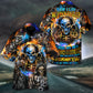 Skull Now I Lay Me Down To Sleep Beside My Bed A Gun I Keep And If I Wake And You're Inside The Coroner's Van Will Be Your Last Ride - Hawaiian Shirt