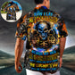 Skull Now I Lay Me Down To Sleep Beside My Bed A Gun I Keep And If I Wake And You're Inside The Coroner's Van Will Be Your Last Ride - Hawaiian Shirt
