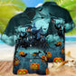 Halloween Night Dark Pumpkin - Hawaiian Shirt - Reefox